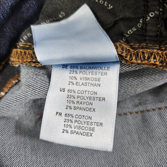 Articles of Society Women’s Skinny Leg Blue Dark Wash Mid Rise Jeans - Size 27 - Picture 15 of 16